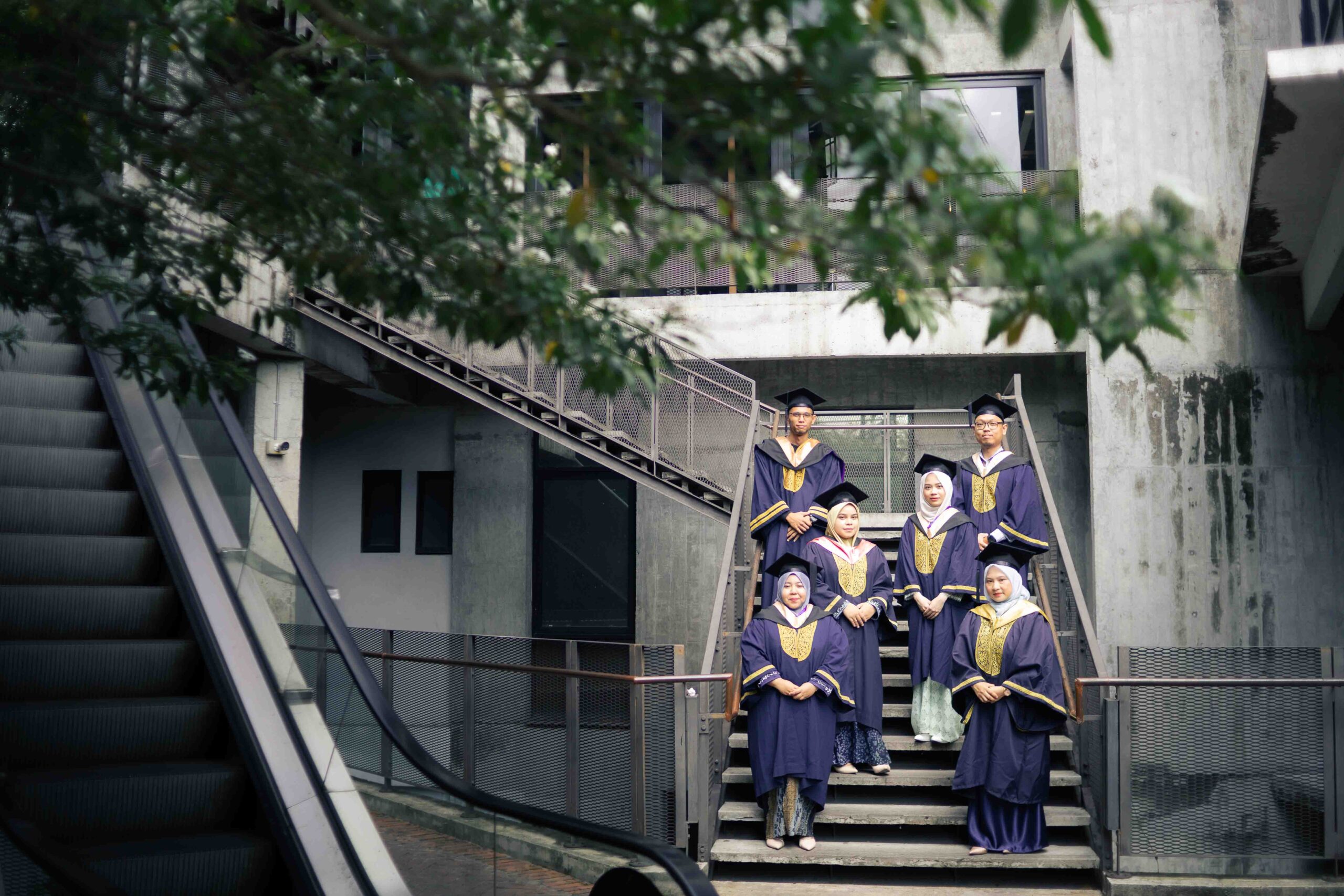 Amida and friends at UITM, Tamarind Square
