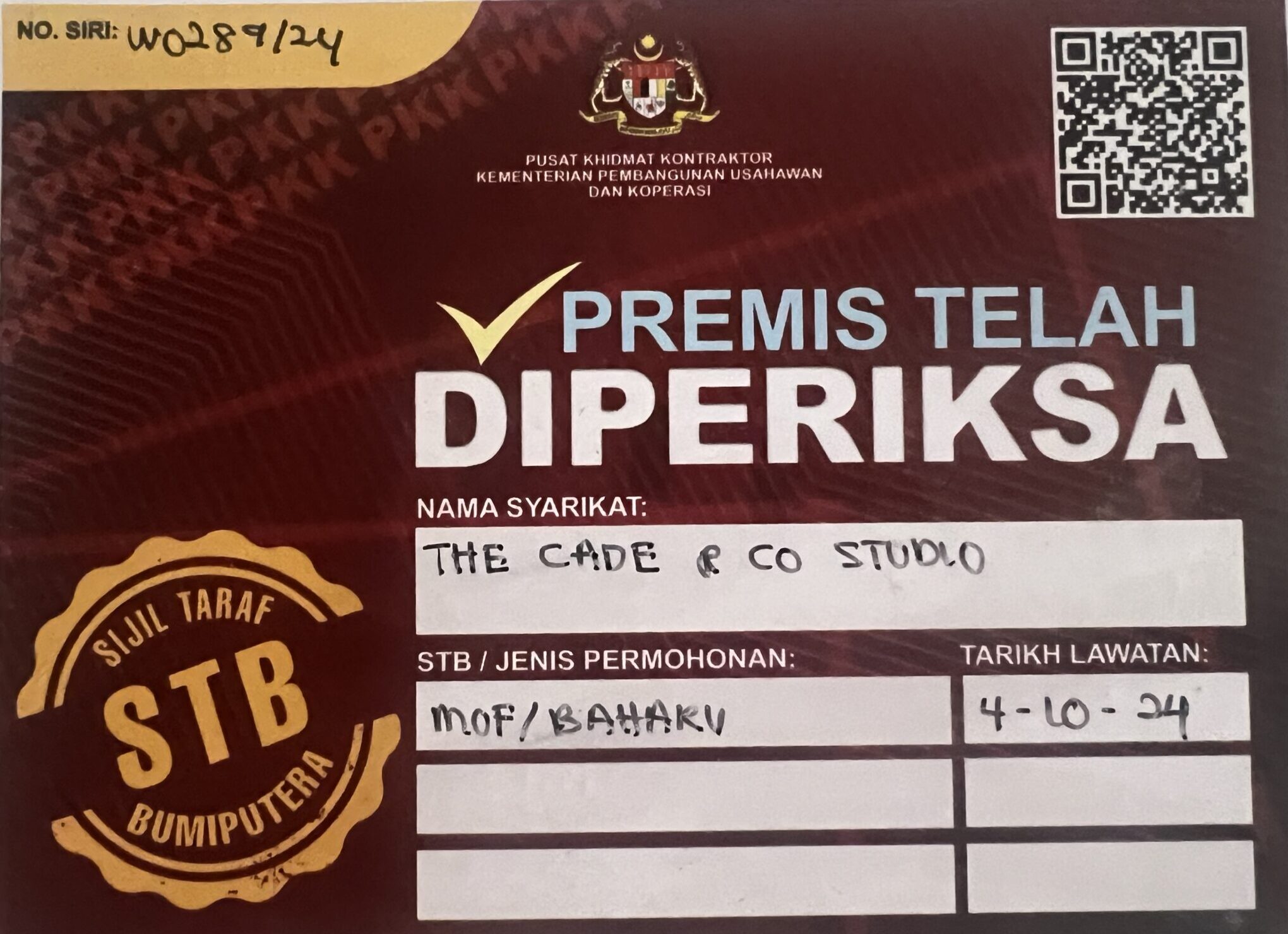 Sijil Taraf Bumi
