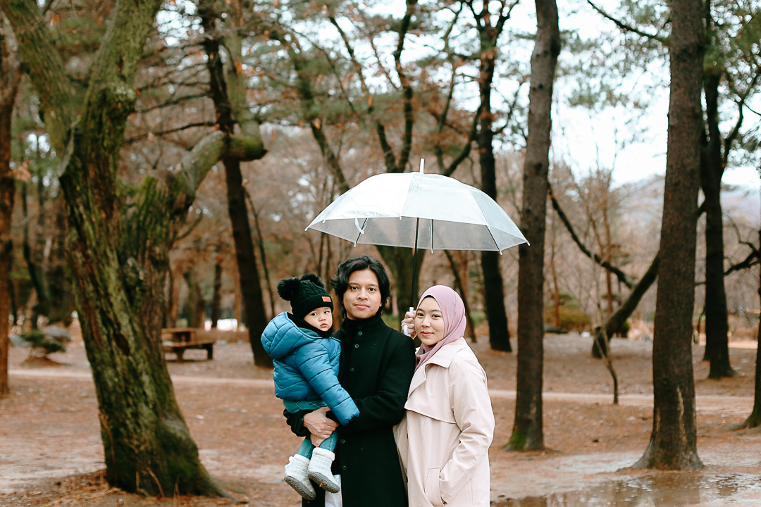 Nabil & Family, Nami Island | Winter