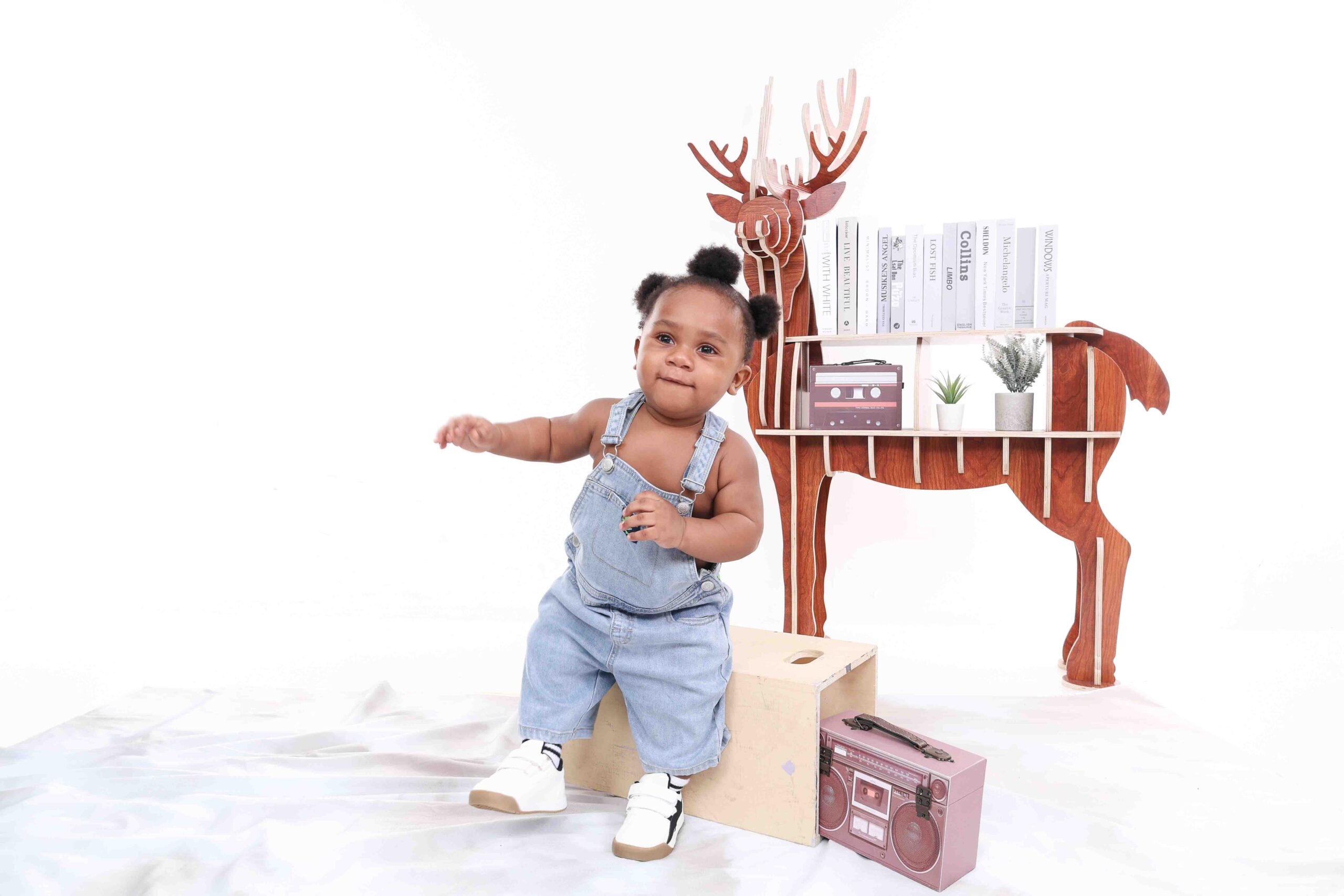 Aisyha 1 Year Old birthday portrait