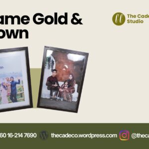 Frame Gold & Brown