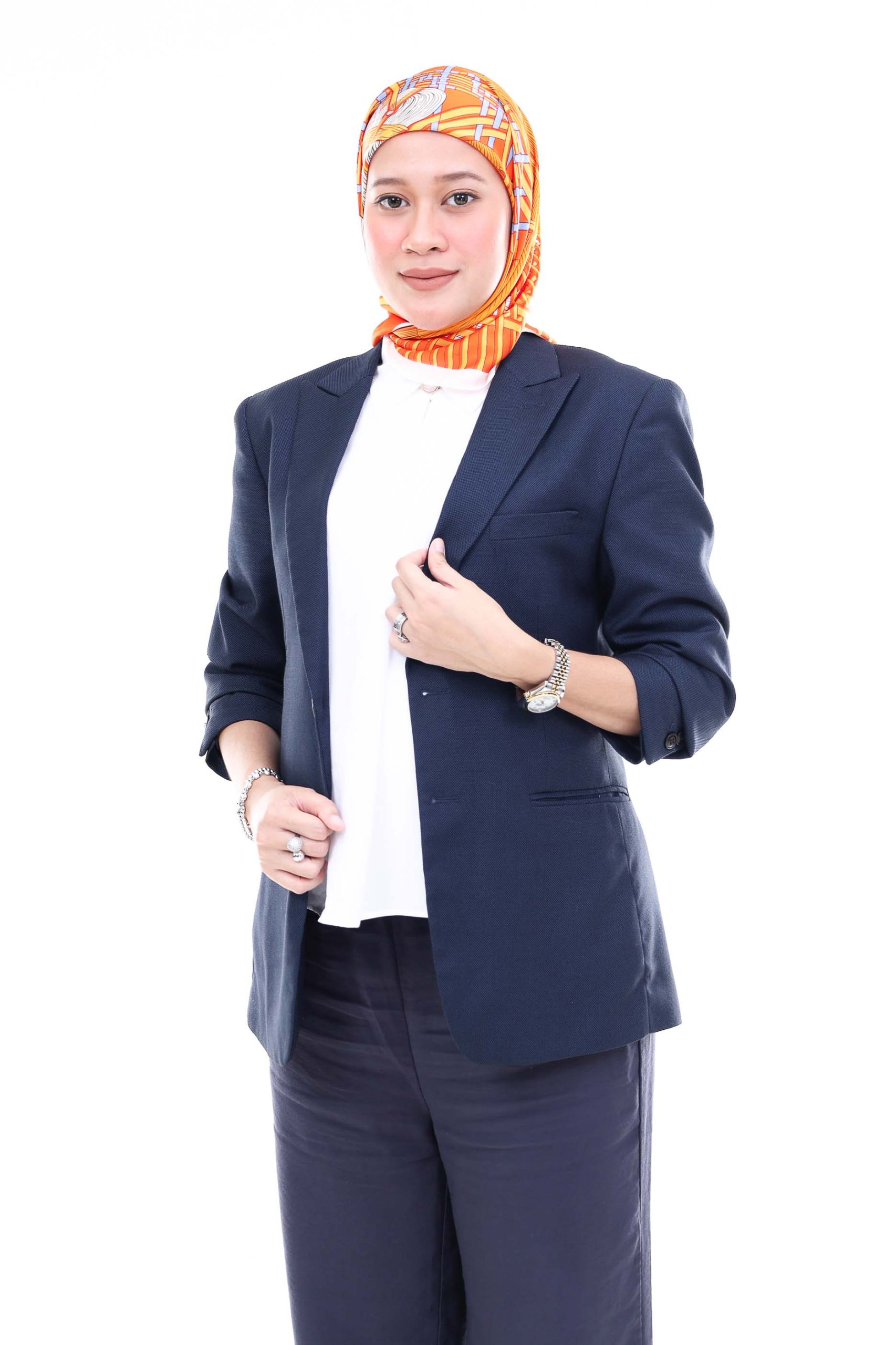 En Naim, Property Agent (REN), portrait with another sitter, studio portrait 14, The Cade & Co, Cyberjaya
