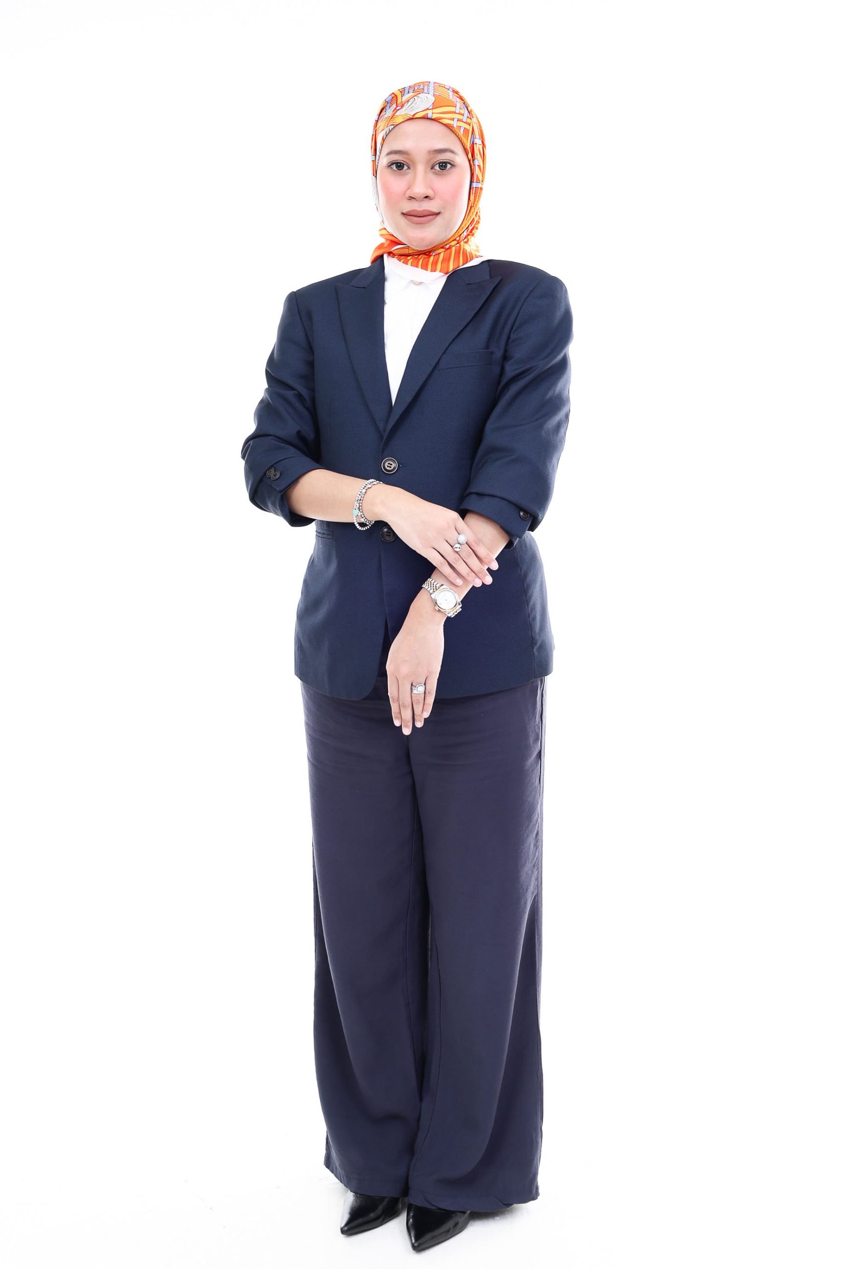 En Naim, Property Agent (REN), portrait with another sitter, studio portrait 16, The Cade & Co, Cyberjaya