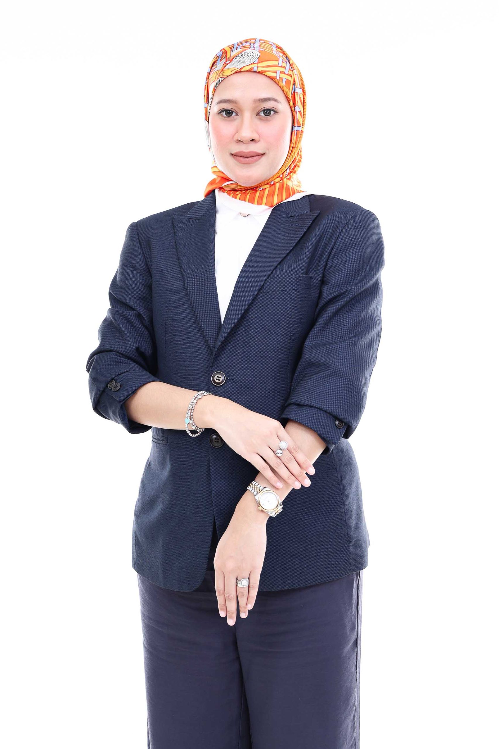 En Naim, Property Agent (REN), portrait with another sitter, studio portrait 17, The Cade & Co, Cyberjaya