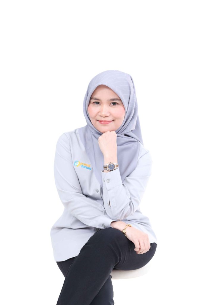 Postal Forum MCMC staff individual portrait in uniform, studio corporate photoshoot by The Cade & Co, Cyberjaya