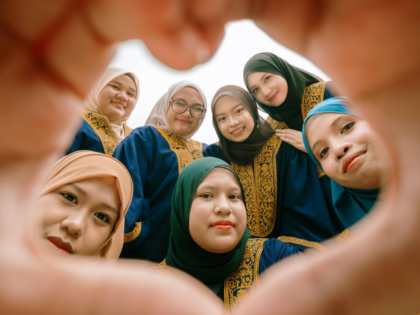 Syarifa and BFF UITM outdoor graduation at Taman Saujana Hijau, Putrajaya