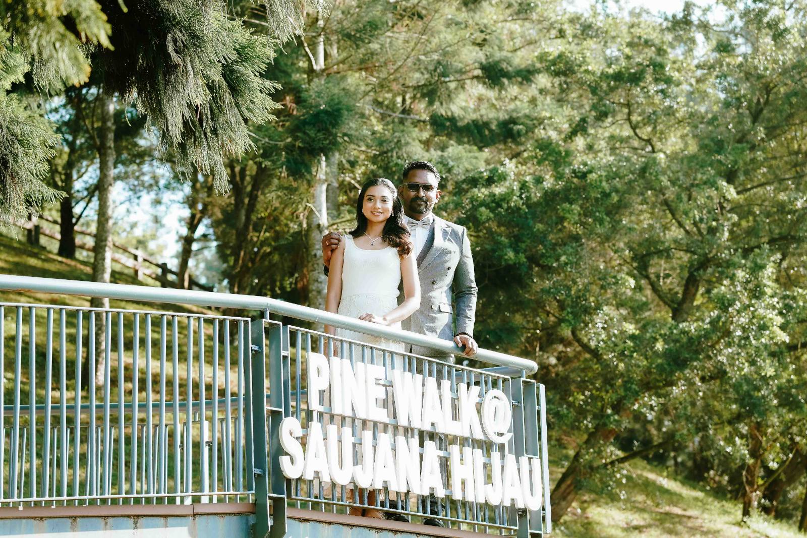 Anderson & Christina pre wedding, Taman Saujana Hijau